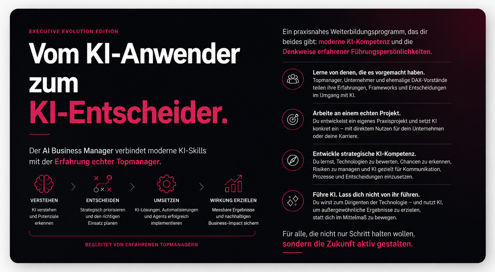 Vom KI-Anwender zum KI-Entscheider – Executive Evolution Edition