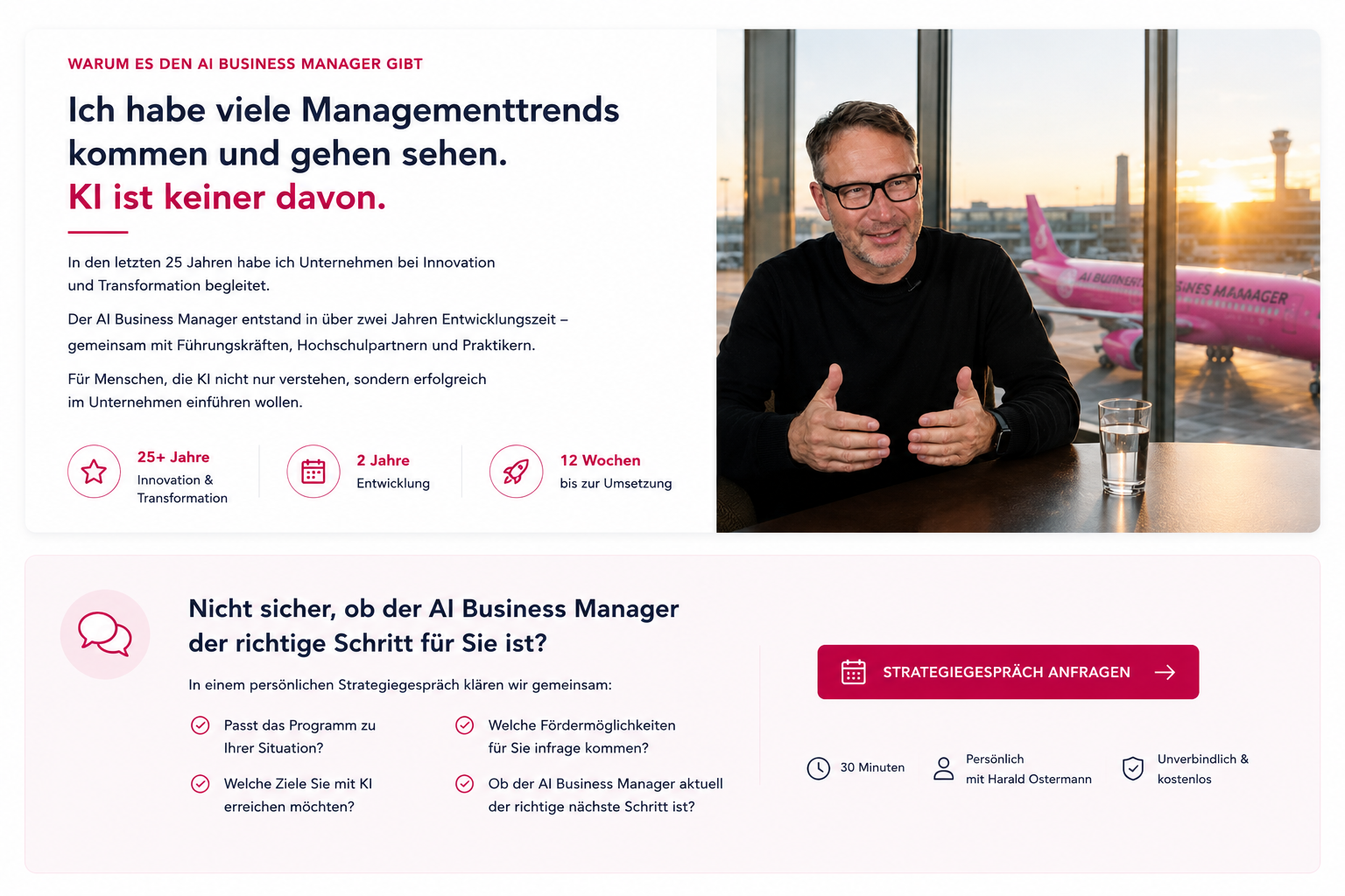 Warum es den AI Business Manager gibt – Harald Ostermann